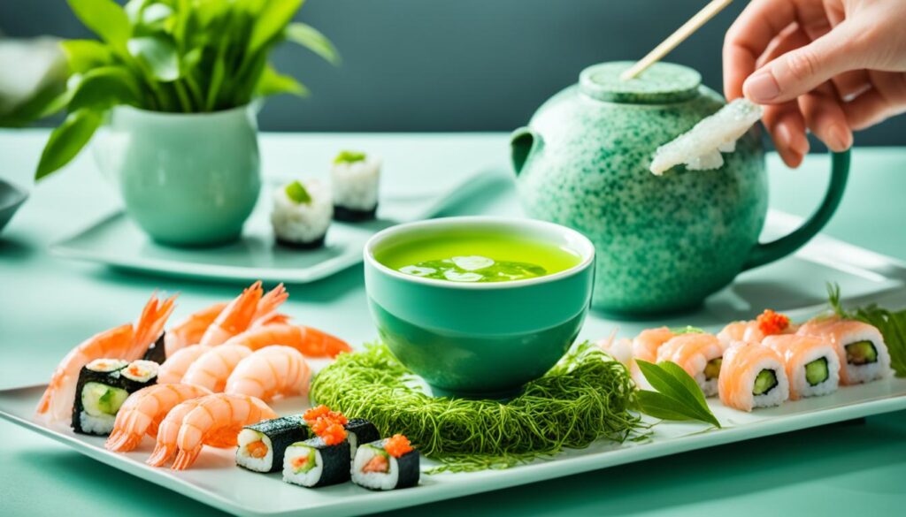 Green Tea Pairings for Seafood Delights