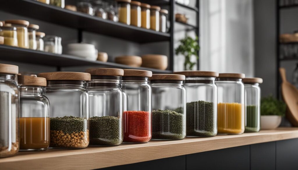 Tea storage jars and organization solutions