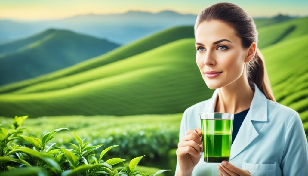 Green tea skincare research