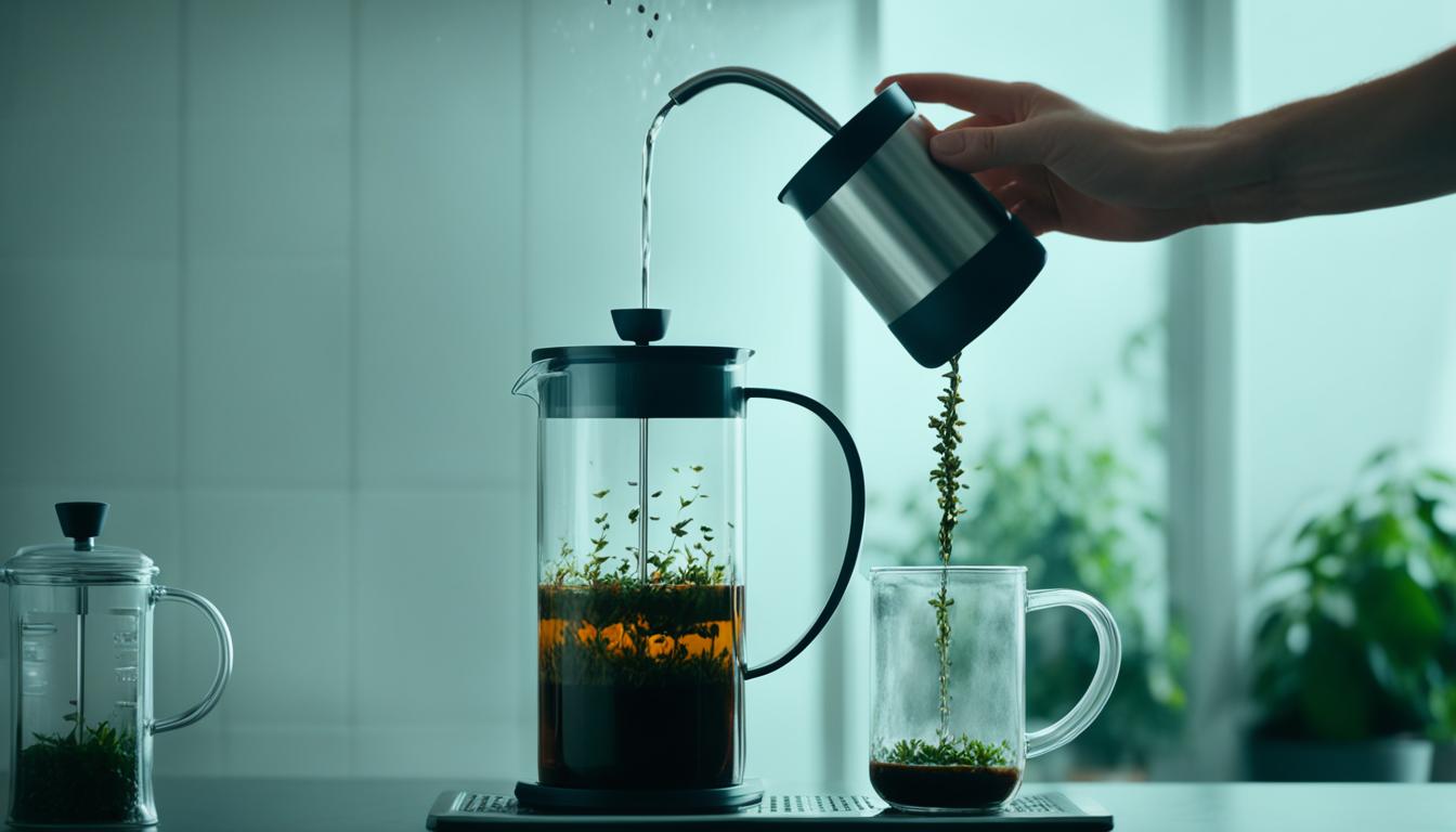 Tea Brewing in a French Press