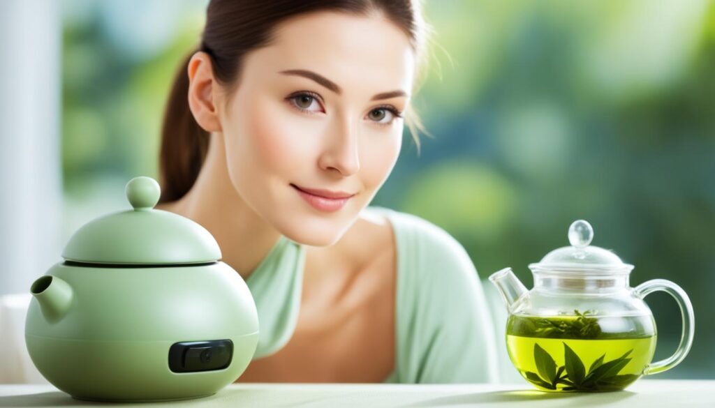 benefits of green tea for skin