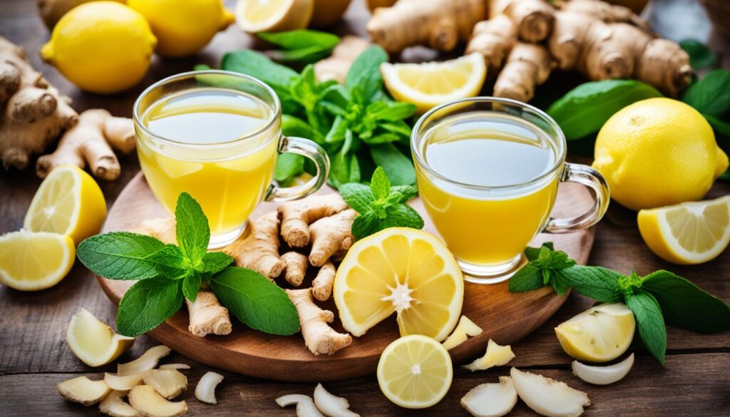 natural detox remedies with ginger tea