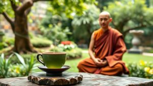 buddhist monks prefer green tea