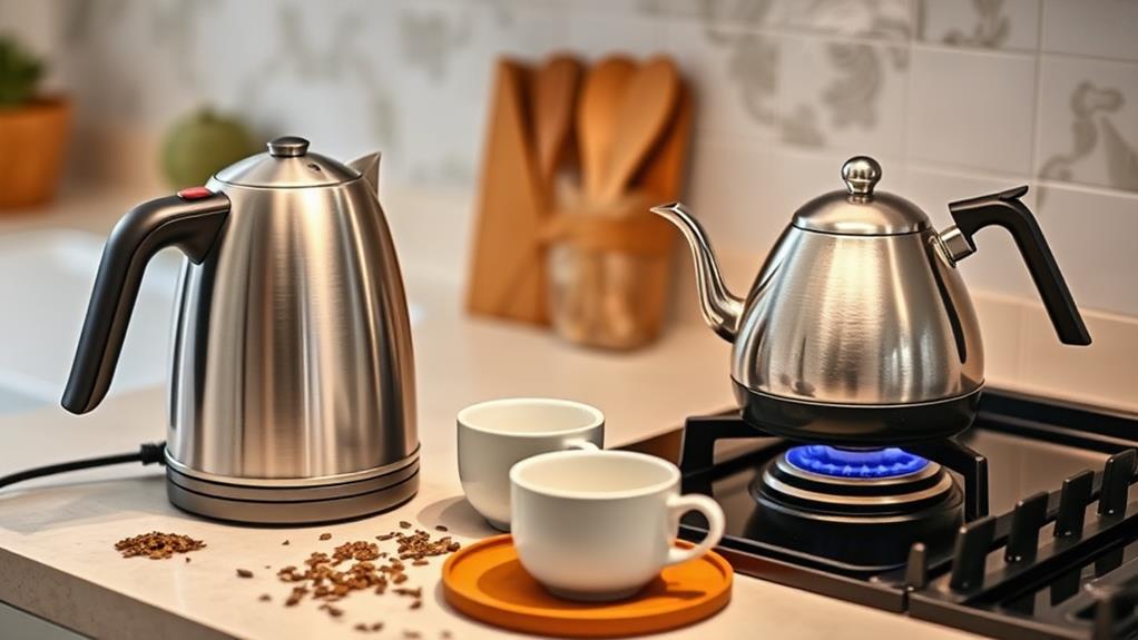 electric vs stove top kettles