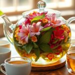 flowering herbal tea experience