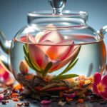 flowering tea infusions