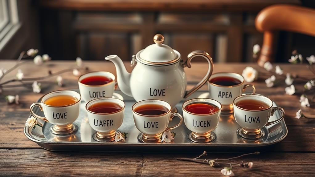 tea inspired love languages