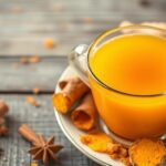 turmeric infused herbal beverage