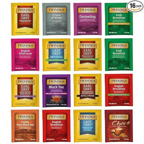 Twinings Black Tea Bag Assortment Variety Pack (16)
