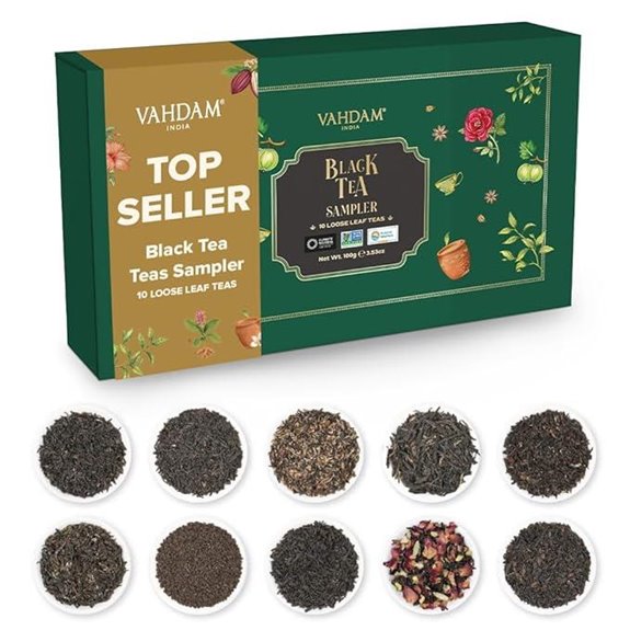 VAHDAM Assorted Loose Leaf Black Tea Gift Set