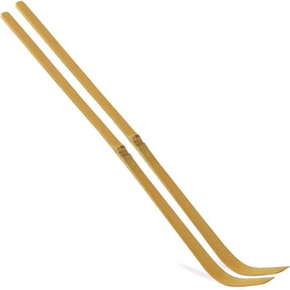 Japanese Chashaku: 2 Bamboo Matcha Scoops for Tea Ceremony