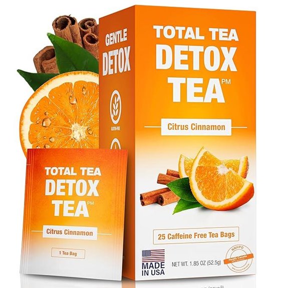 Total Tea Slimming Detox Herbal Tea (Caffeine-Free)