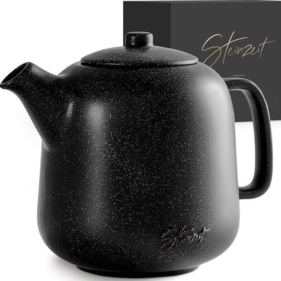 ceramic black tea pot