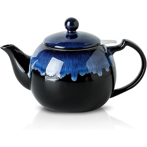 ceramic teapot with infuser