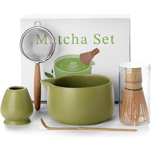 Matcha Whisk Set: 5-Piece Ceremony Kit