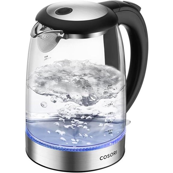 Cosori 1.8Qt Glass Electric Kettle 1500W Black