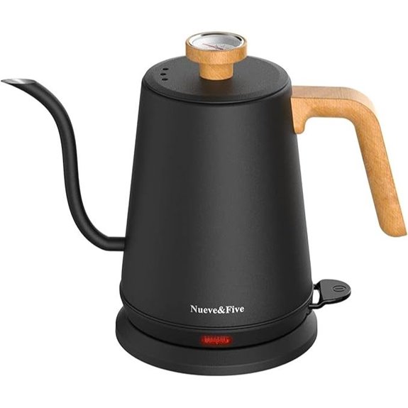 NueveFive Gooseneck Electric Kettle with Thermometer