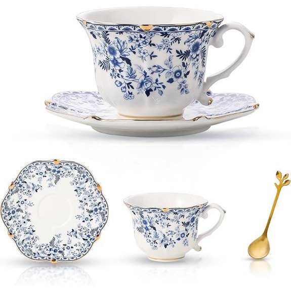 Tatsumi Country Roses Tea Cup & Saucer Set
