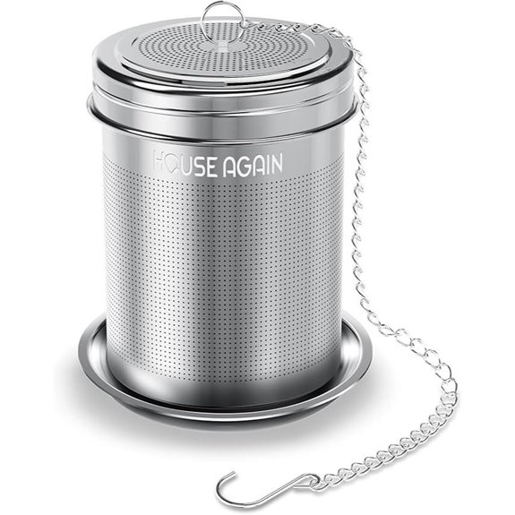 House Again Tea Infuser with Extended Chain Hook