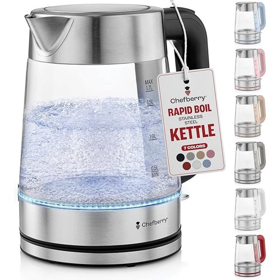 Electric Kettle 1.8L with Auto Shutoff BPA Free Fast Heating