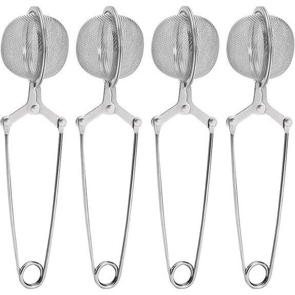 4-Pack Tea Strainers with Fine Mesh Infusers