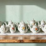 floral ceramic teapots showcase