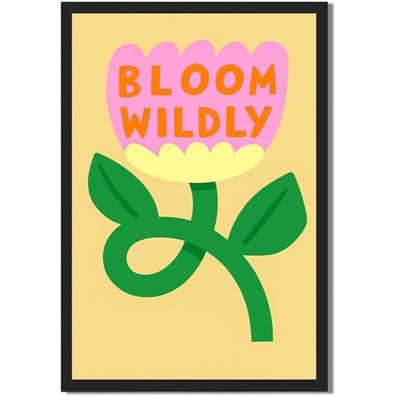 Framed Tea Reminder Minimalist Wall Art (12x16)