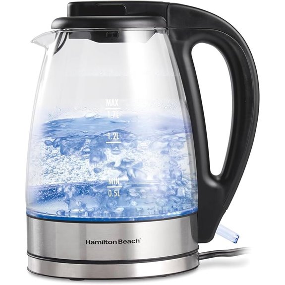 Hamilton Beach Electric Kettle with Filter & Auto-Shutoff