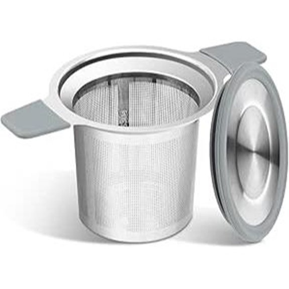 Ohtomber Tea Infuser Strainer with Heatproof Handles