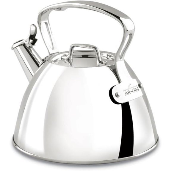 All-Clad 2-Quart Stainless Tea Kettle Induction Compatible