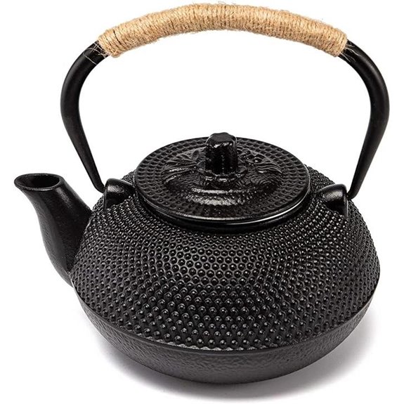 Suyika Japanese Cast Iron Teapot with Infuser (30 oz)
