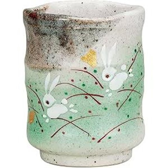 Ino Seimine K4-627 Kutani Ware Tea Cup