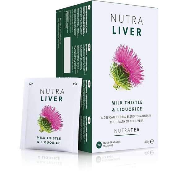 NUTRALIVER Liver Detox Tea with Milk Thistle (20)