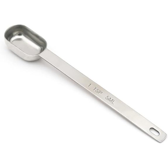 Stainless Steel 1-Tsp Measuring Spoon Long Handle