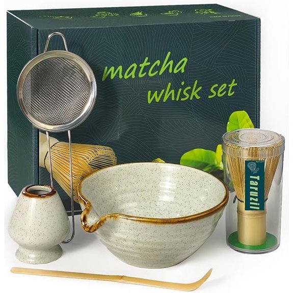 Matcha Whisk Set with Bowl and Sifter