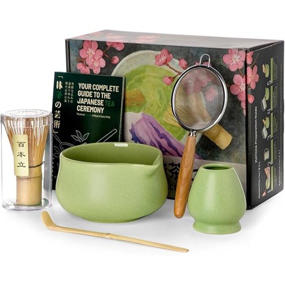 Nucookery Matcha Kit: Whisk Bowl Scoop & Sifter