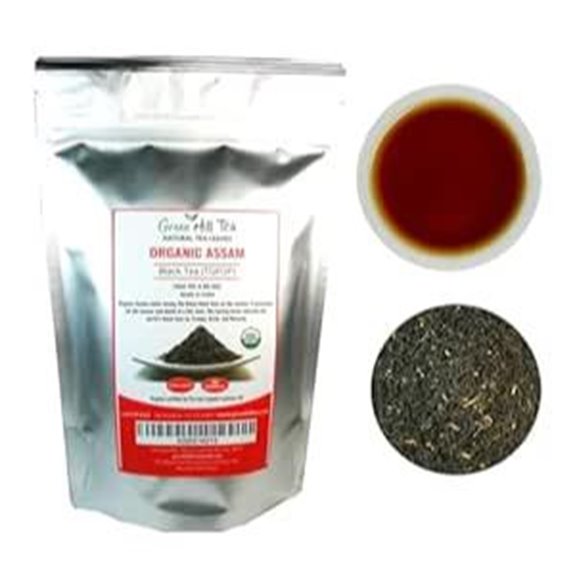 Greenhilltea Organic Assam TGFOP Loose Black Tea (4oz)