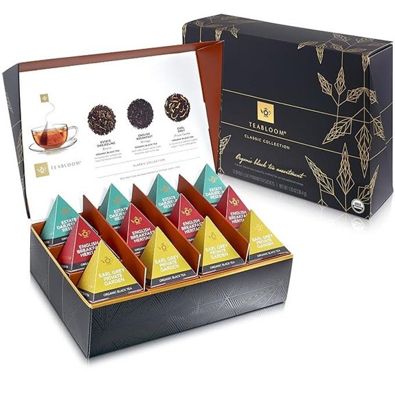 Teabloom Organic Classic Black Tea Assortment (12 Sachets)
