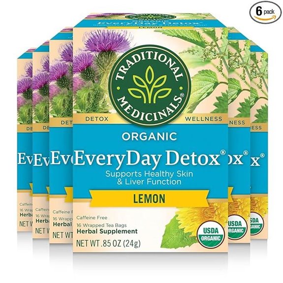 Traditional Medicinals Organic EveryDay Detox Lemon Tea