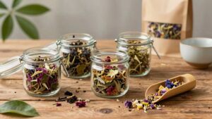 organic tea sampler selection