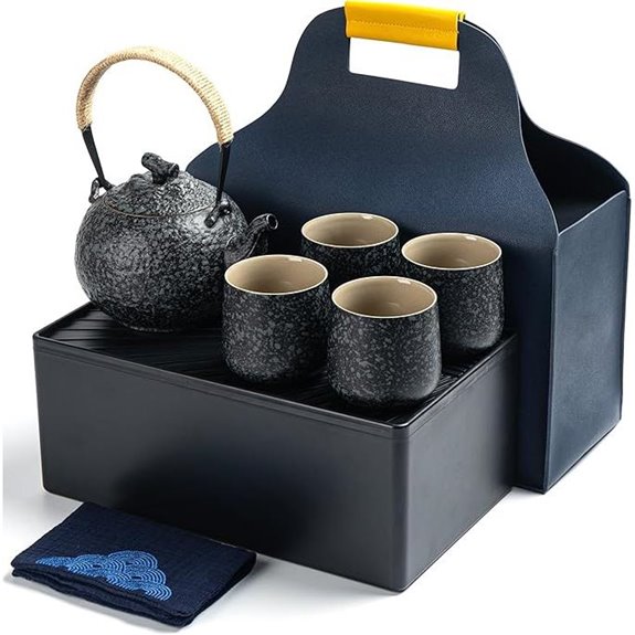 TEANAGOO Porcelain Japanese-Chinese Gongfu Tea Set (5-piece)