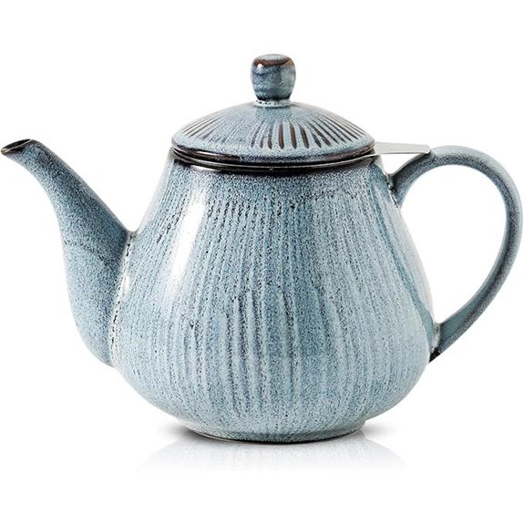 HVH 40 oz Porcelain Teapot with Infuser