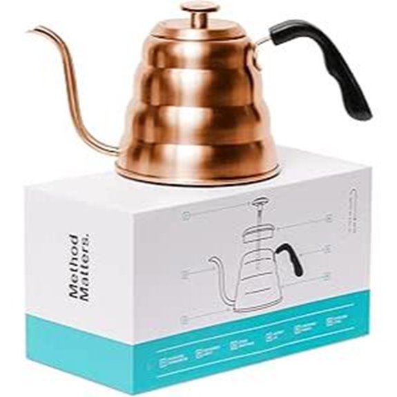 Barista Warrior Gooseneck Kettle with Thermometer 1.2L