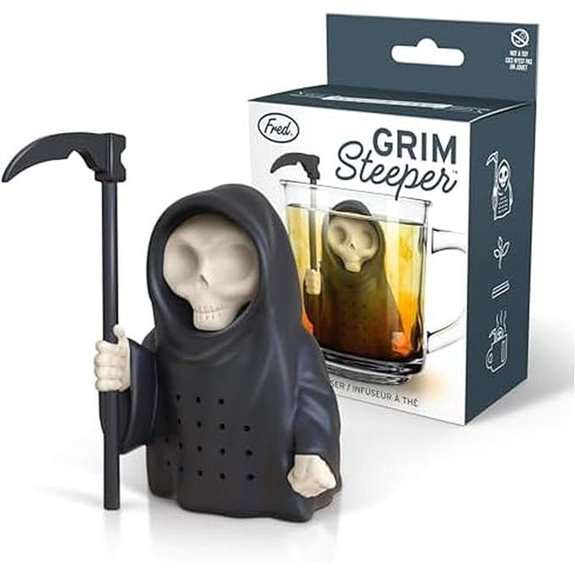 Genuine Fred Grim Steeper: Reusable Silicone Tea Infuser