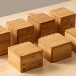 sleek natural bamboo tea boxes