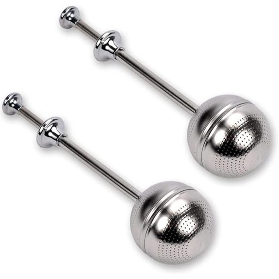 Numola Long Handle Tea Ball Stainless Steel Infuser (2Pcs)