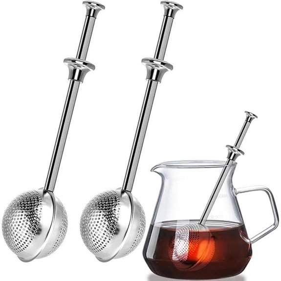 2-Pack Tea Ball Infuser Stainless Steel Strainers