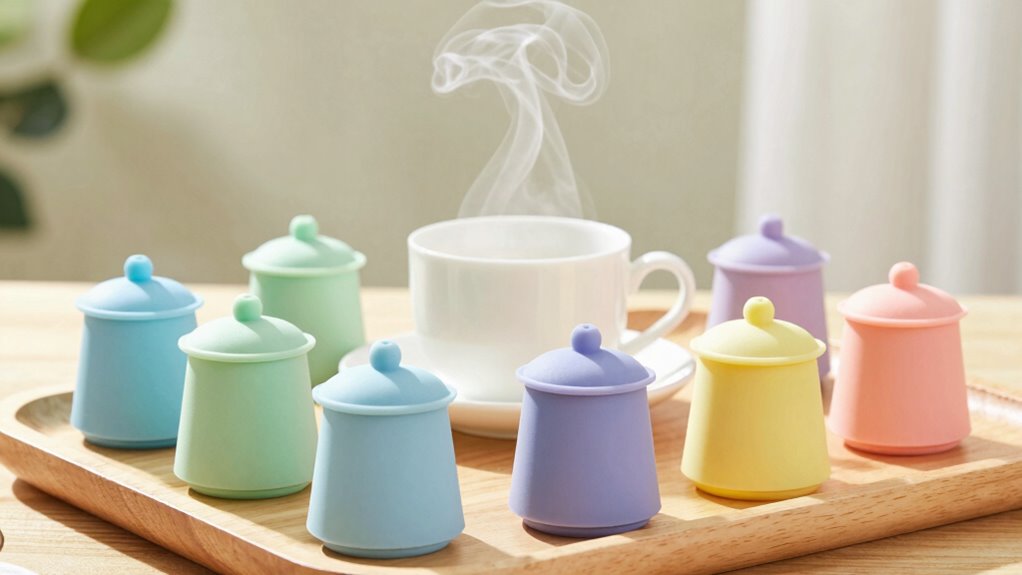 stylish silicone tea infusers