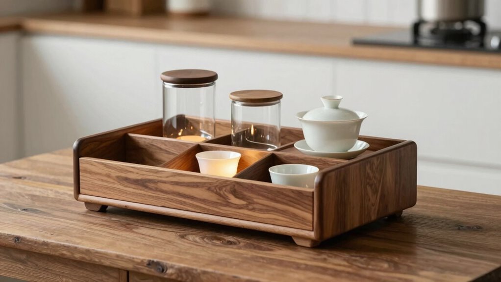 stylish tea organizer boxes