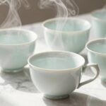 tea cups with infusers